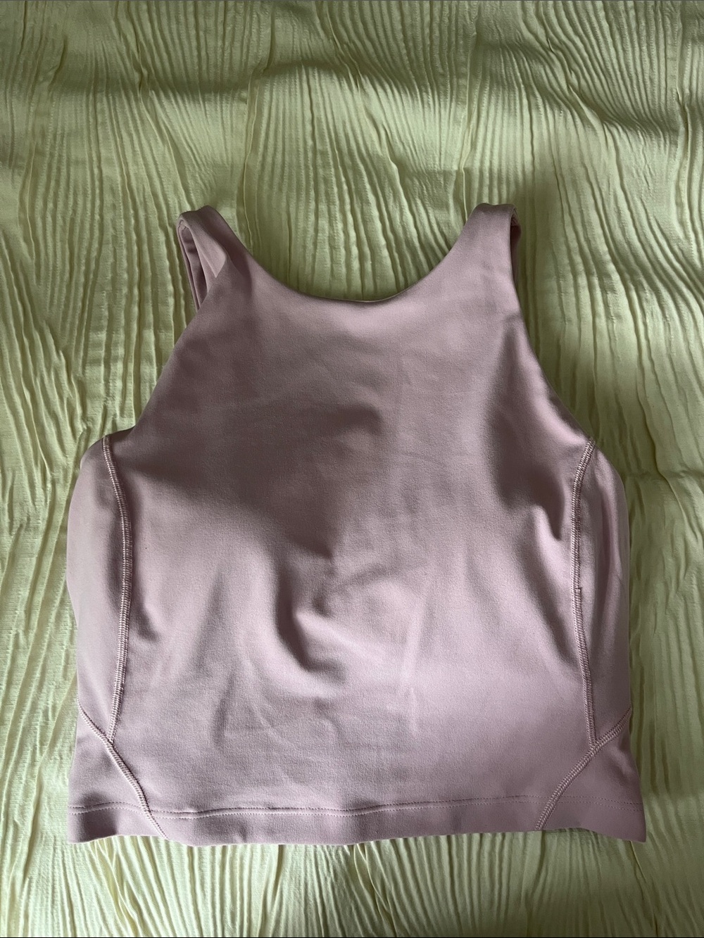 lululemon athletica Mauve Dusty Pink High-Neck Crop Tank